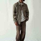 90'S Inspired Denim Jacket - Petrol Wash