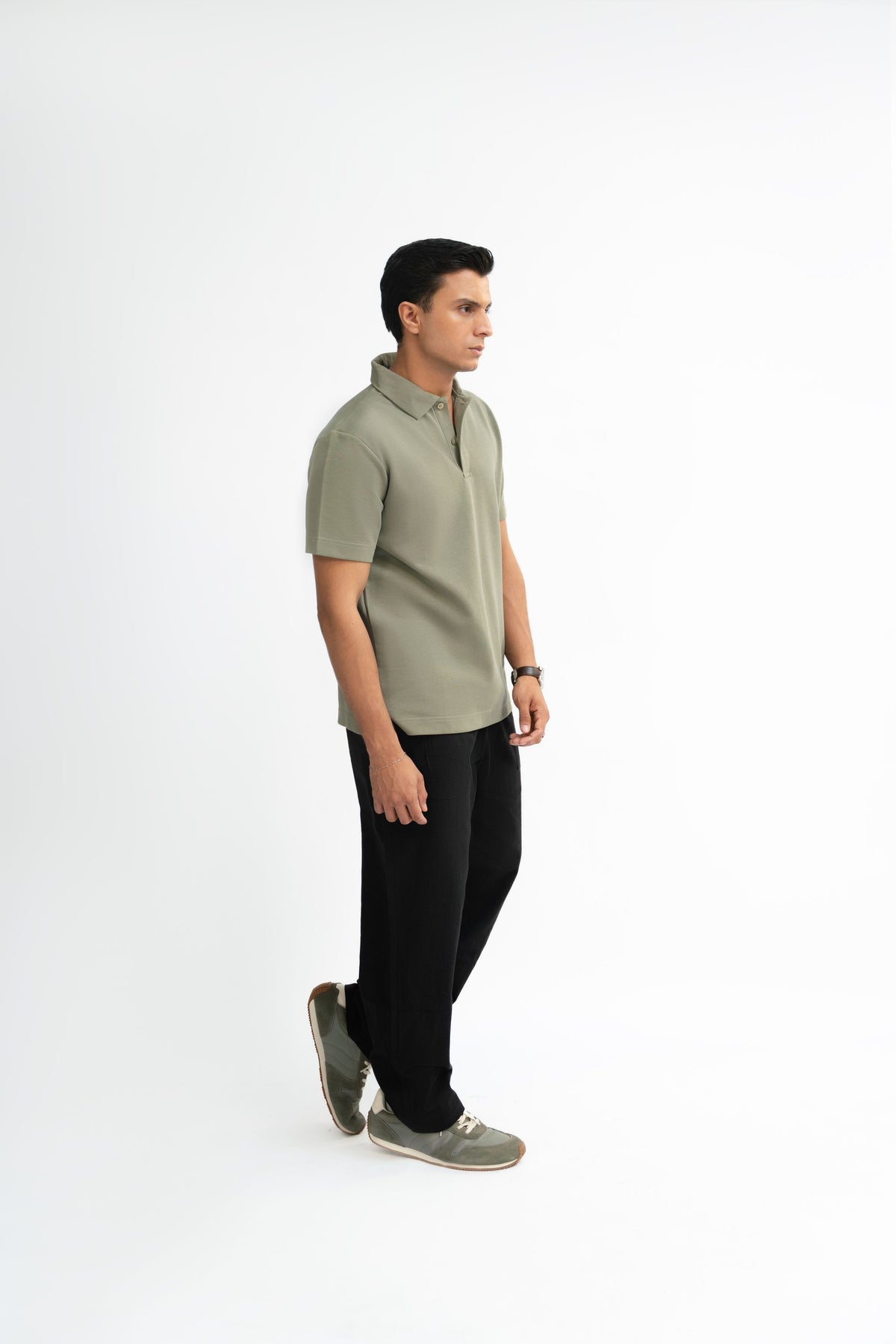 Classic Polo Shirt - Sage Green