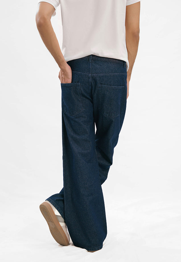 Raw Denim Jeans - Blue