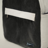 Single Zip Backpack - Black & White