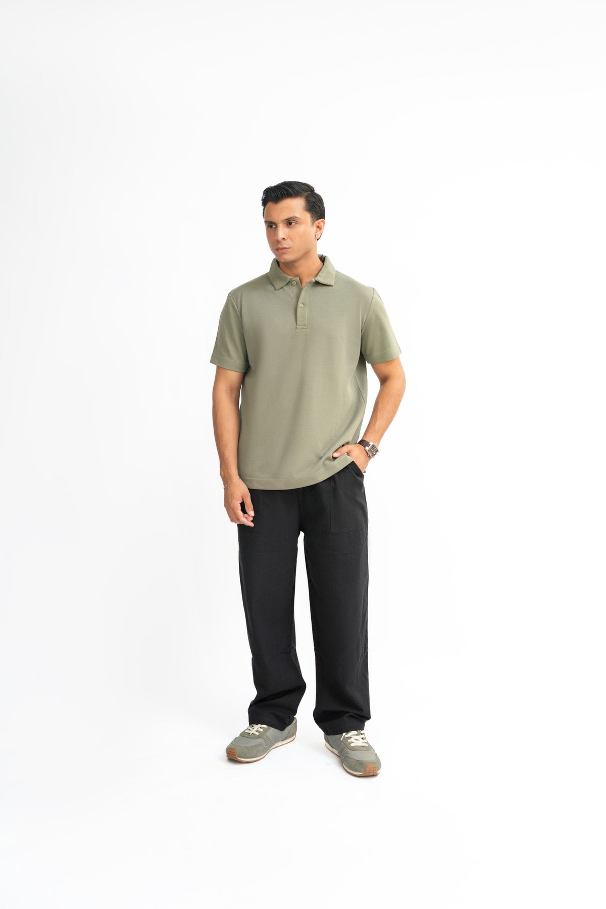 Linen Pants - Classic Black