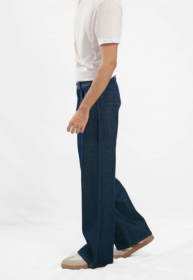 Raw Denim Jeans - Blue