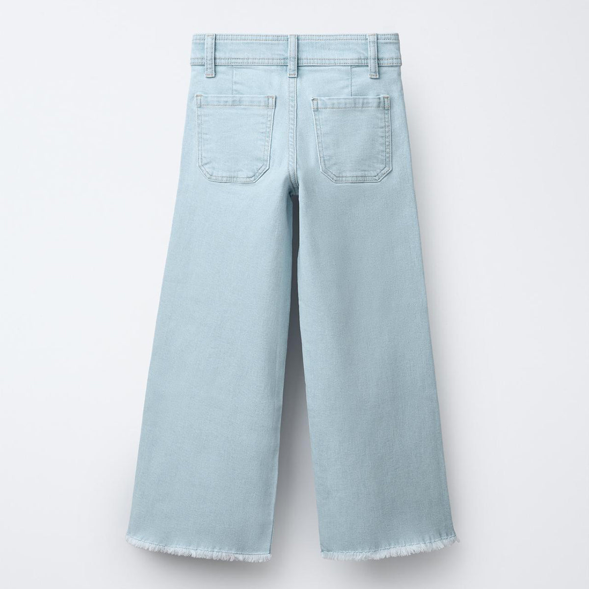 MARINE JEANS WITH PATCH POCKET - LIGHT BLEACH BLUE