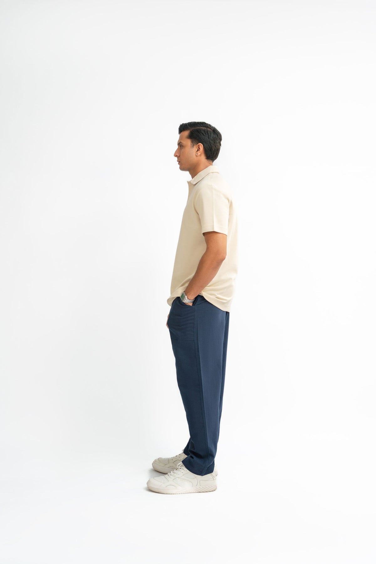 Classic Polo Shirt - Cream Beige