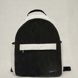 Single Zip Backpack - Black & White