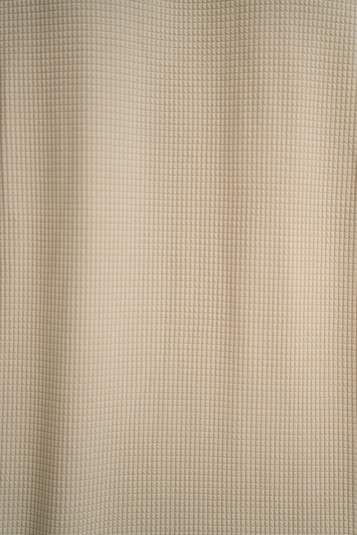 Waffle Knit Twin Set - Cream Beige