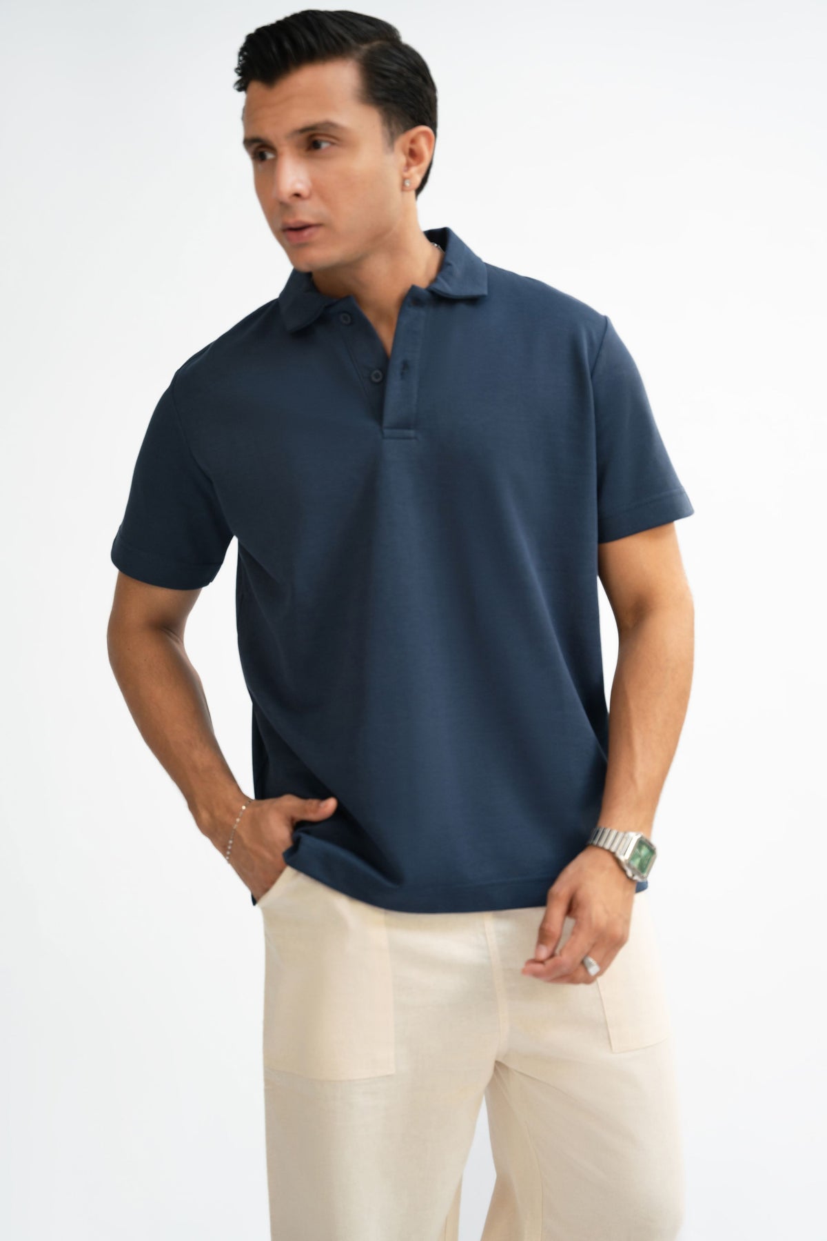 Classic Polo Shirt - Midnight Blue
