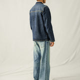 Multi Pocket Over Shirt - Washed Out Denim Blue