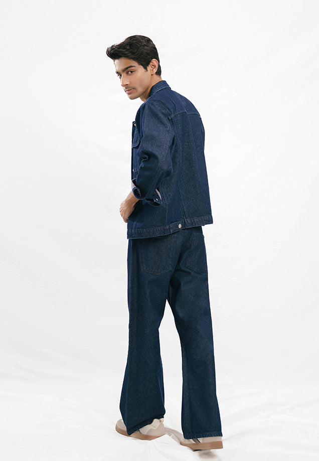 Raw Denim Jacket - Blue