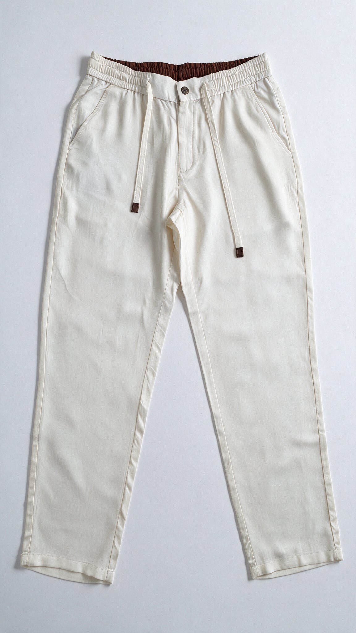 Dress Linen Pant - Moon White