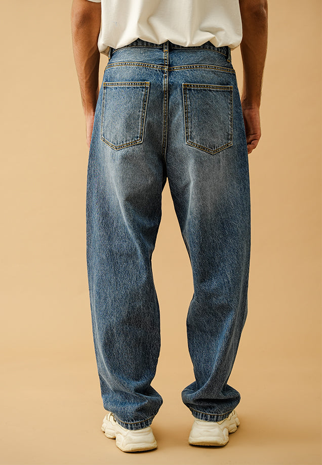Basic Baggy - Dark Blue Wash