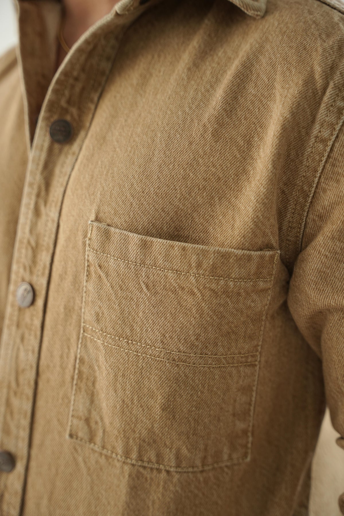 Light Khaki Denim Twin Set