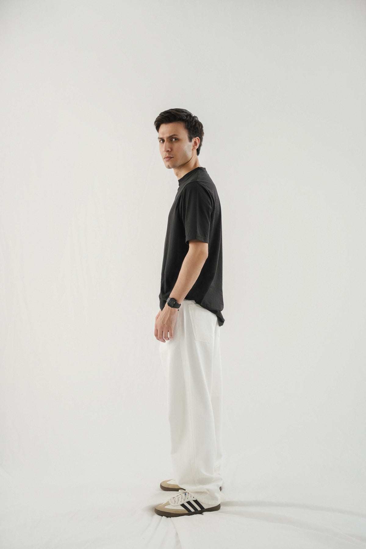 Basic Baggy Jeans - White