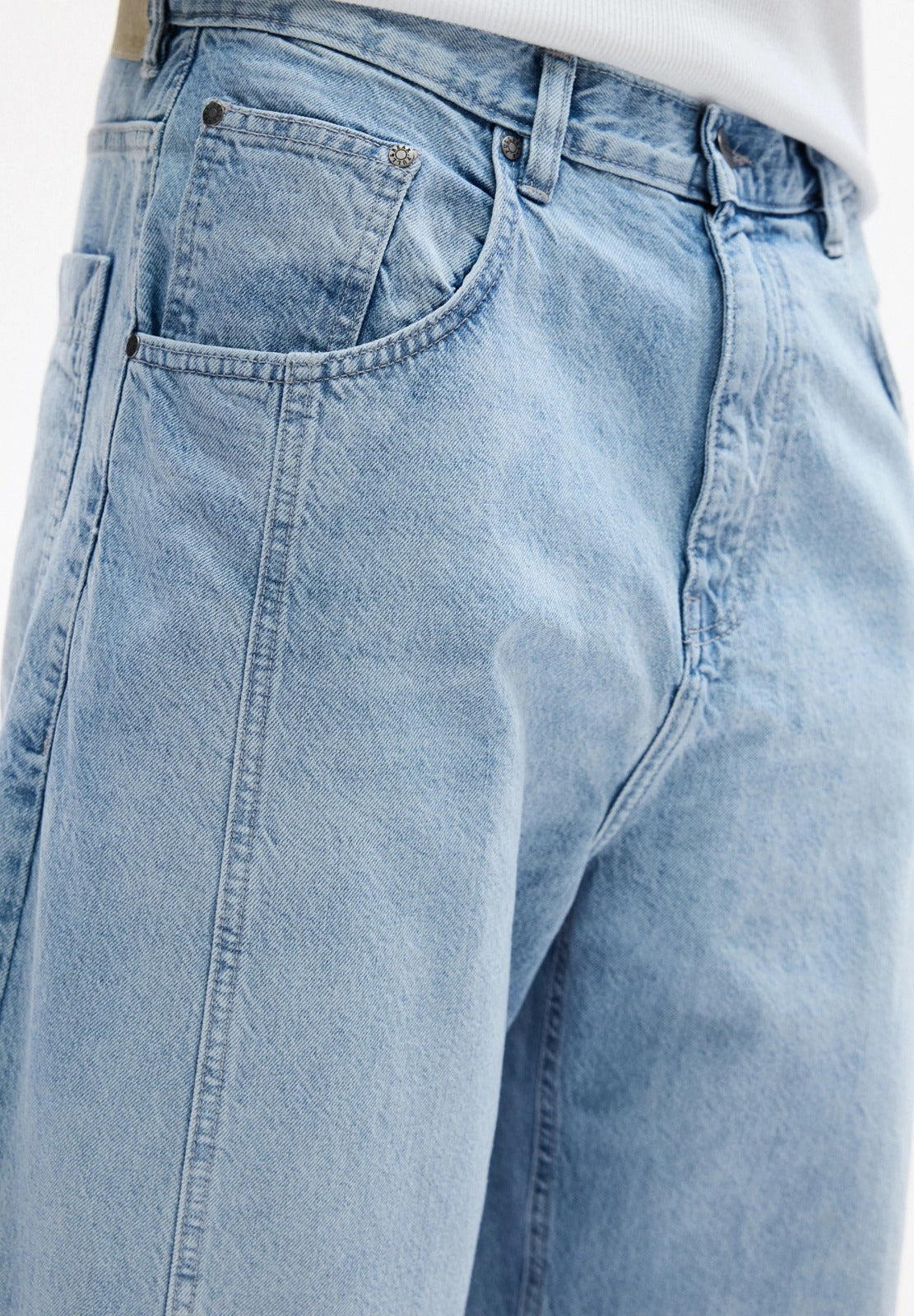 Barrel Fit Jeans - Light Blue