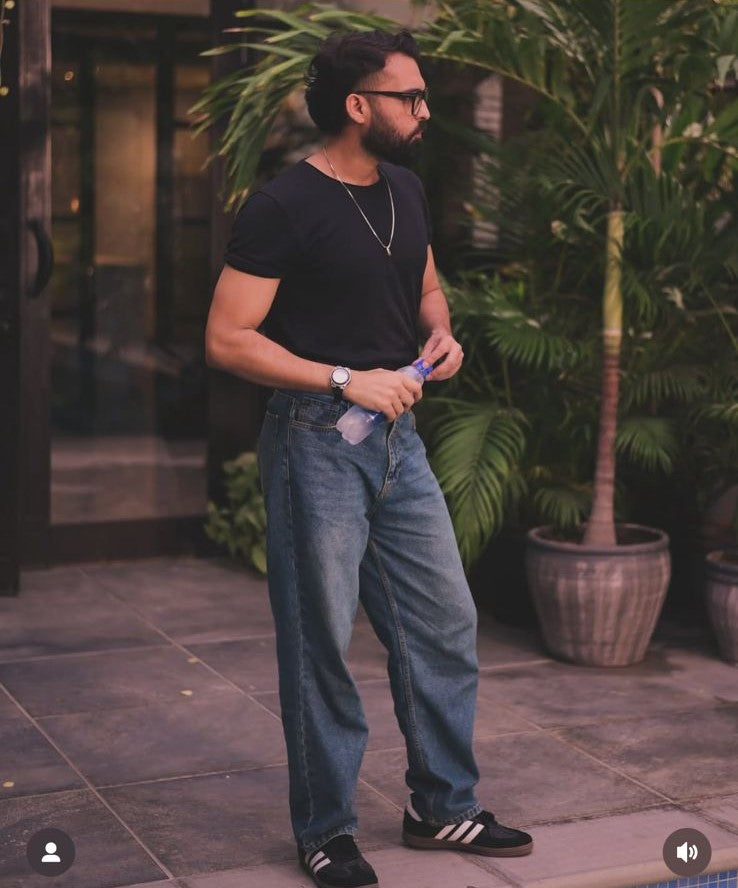 Baggy Fit Jeans - Tint Over Dyed