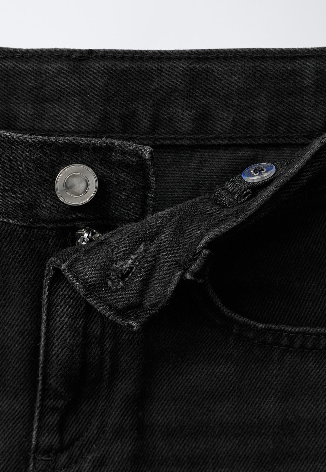 BARREL FIT JEANS - BLACK