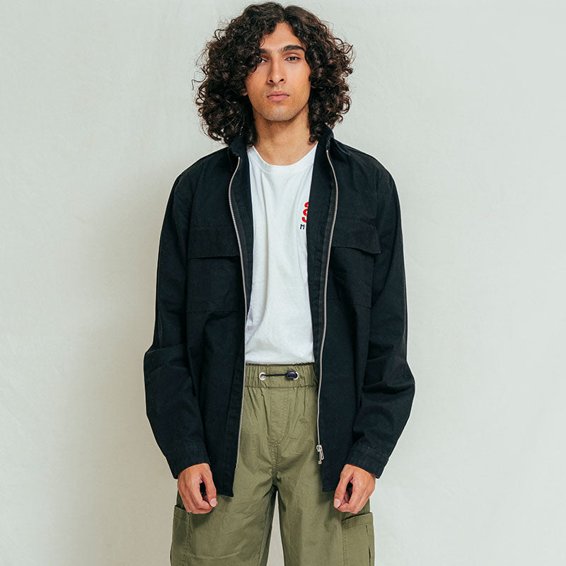 Relaxed Fit Cargo Pocket Jeans