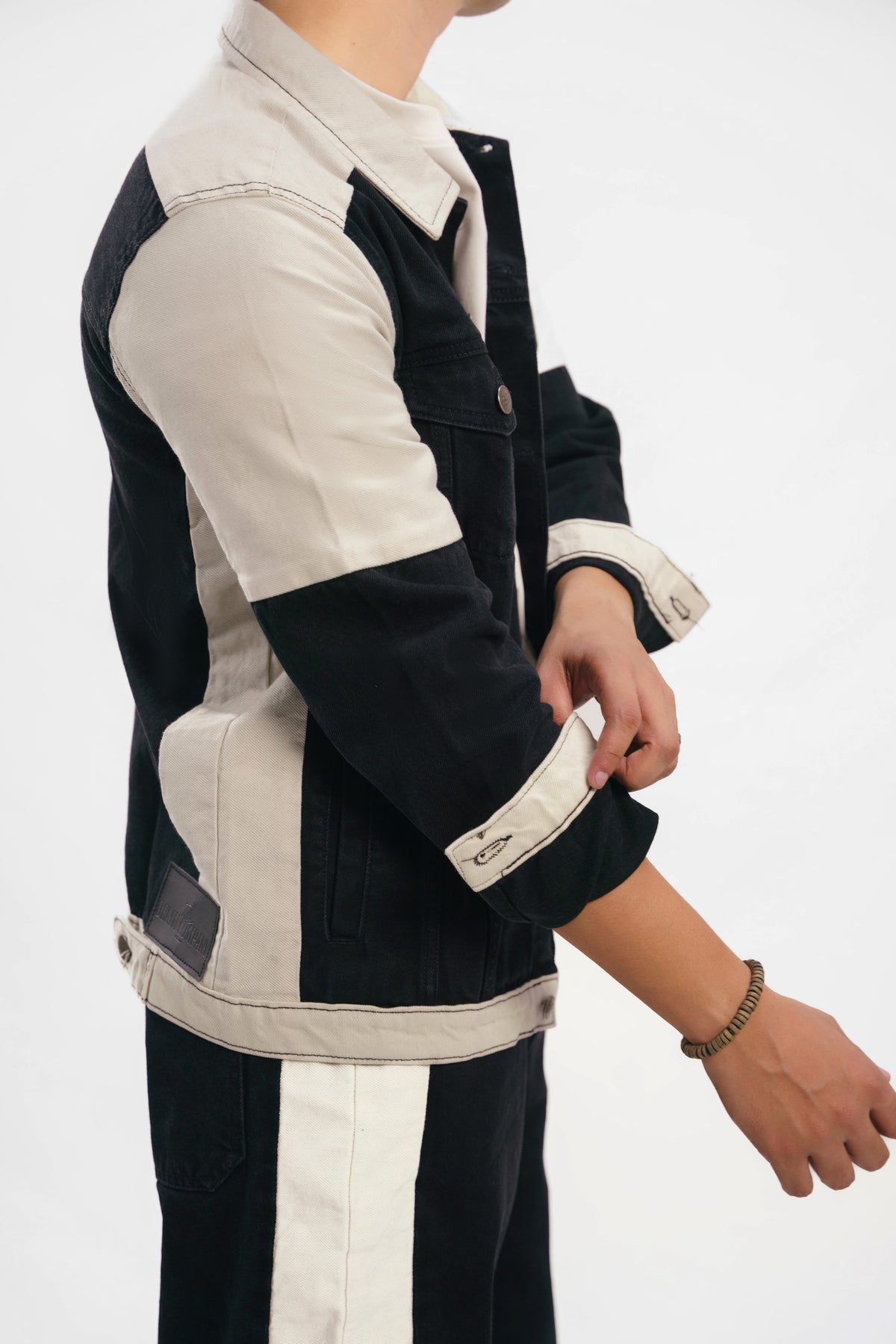 Denim Jacket - Black & White