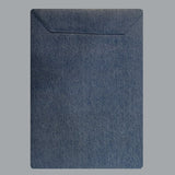 Denim Laptop Sleeve Velcro (Light Blue)