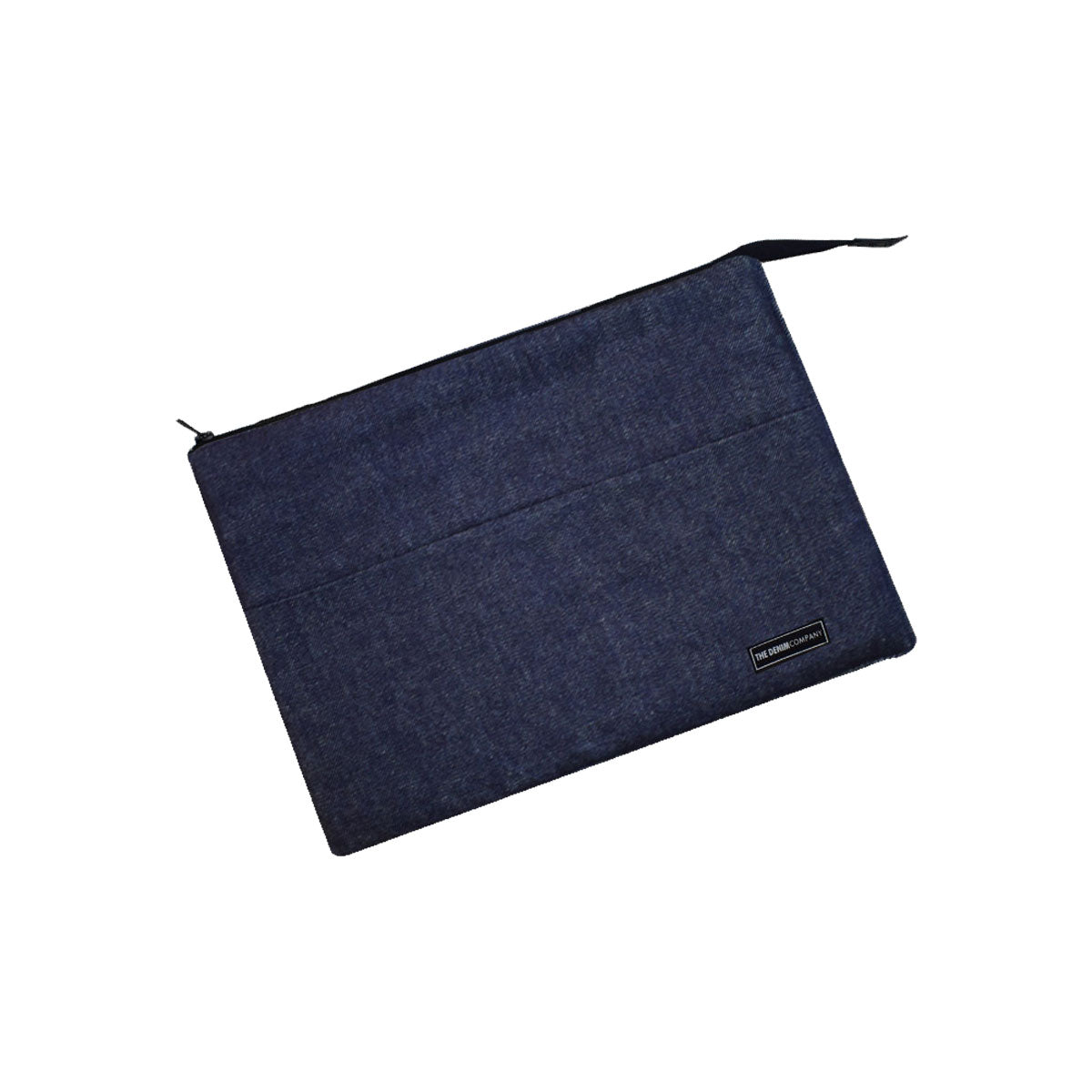 Denim Laptop Sleeve with Zipper Style with Max 5 letters Initials (Random Blue)
