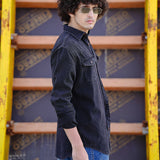 Double Pocket Shirt Black