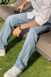 Basic Baggy - Mid Blue Wash