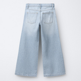 Shiny Studs Denim Jeans – Faded Light Blue