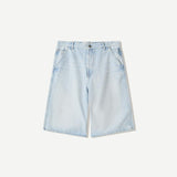 Baggy Denim Bermuda Shorts - Light Blue