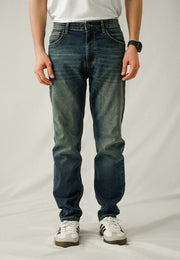 Comfort Slim Fit Denim - Dark Blue Wash