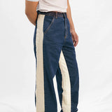 Denim Twin Set - Blue & White