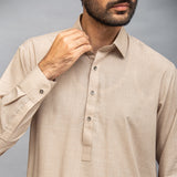 Chalk Beige Shalwar Kameez