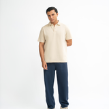 Classic Polo Shirt - Cream Beige