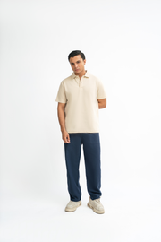 Classic Polo Shirt - Cream Beige