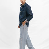 Relaxed Fit Denim Shirt Raw - Denim Blue