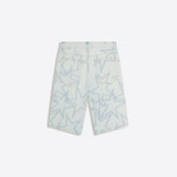 Star Embroidery Baggy Bermuda Shorts