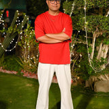 Straight Fit Wide Legs Jeans - White