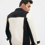 Technical Contrast Jacket - Black & White