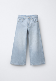 Shiny Studs Denim Jeans – Faded Light Blue