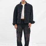 Basic Oversized Jacket - Black