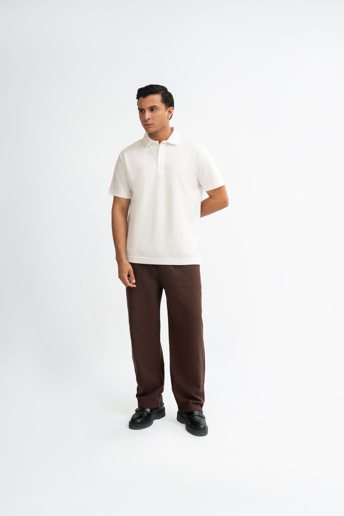 Linen Pants - Chocolate Brown