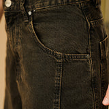 Barrel Fit Jeans - Black Stone Wash