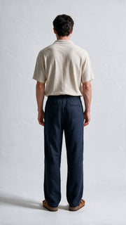Dress Linen Pant - Space Blue