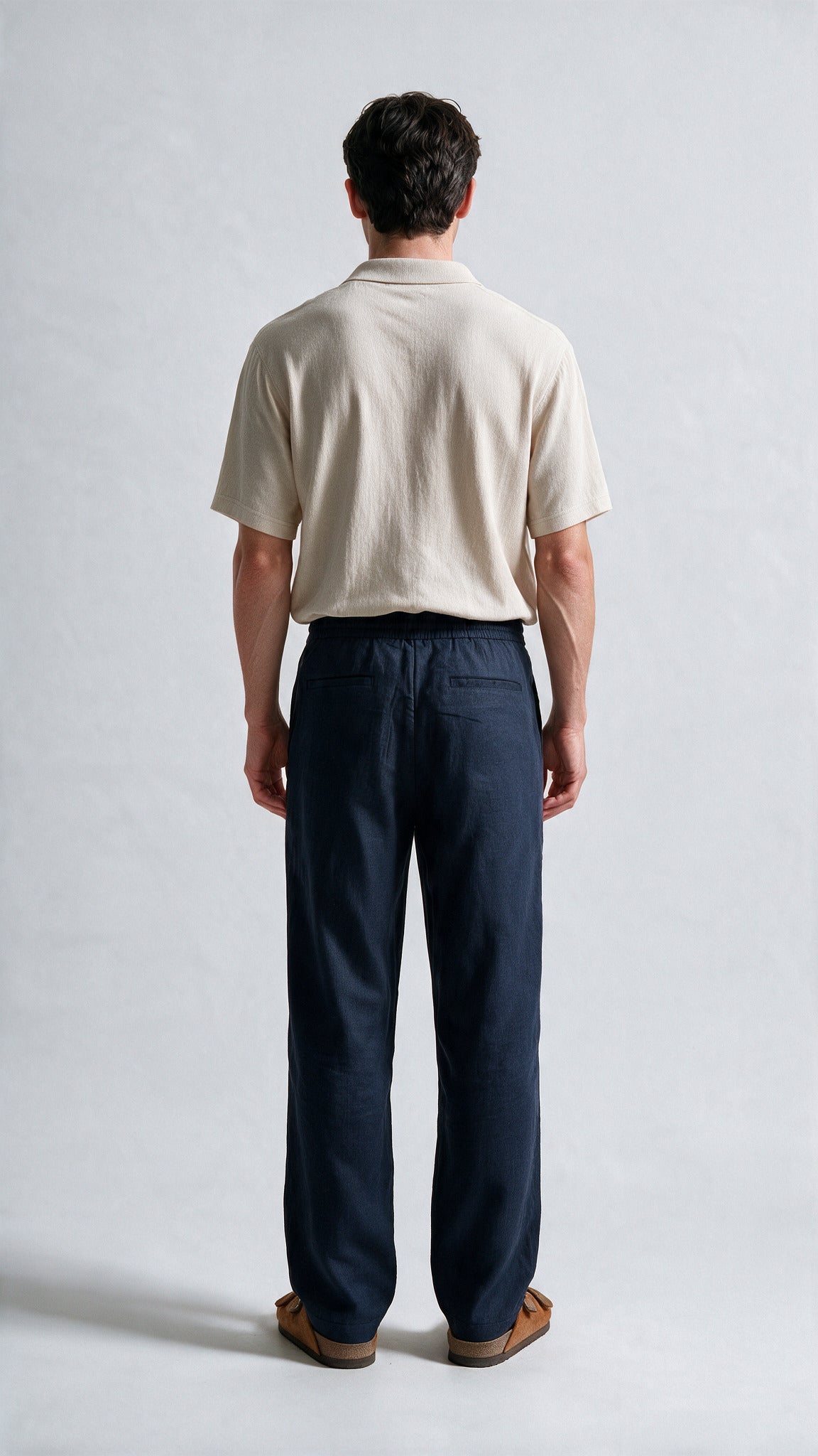 Dress Linen Pant - Space Blue