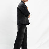 Basic Denim Shirt - Black Stone Wash