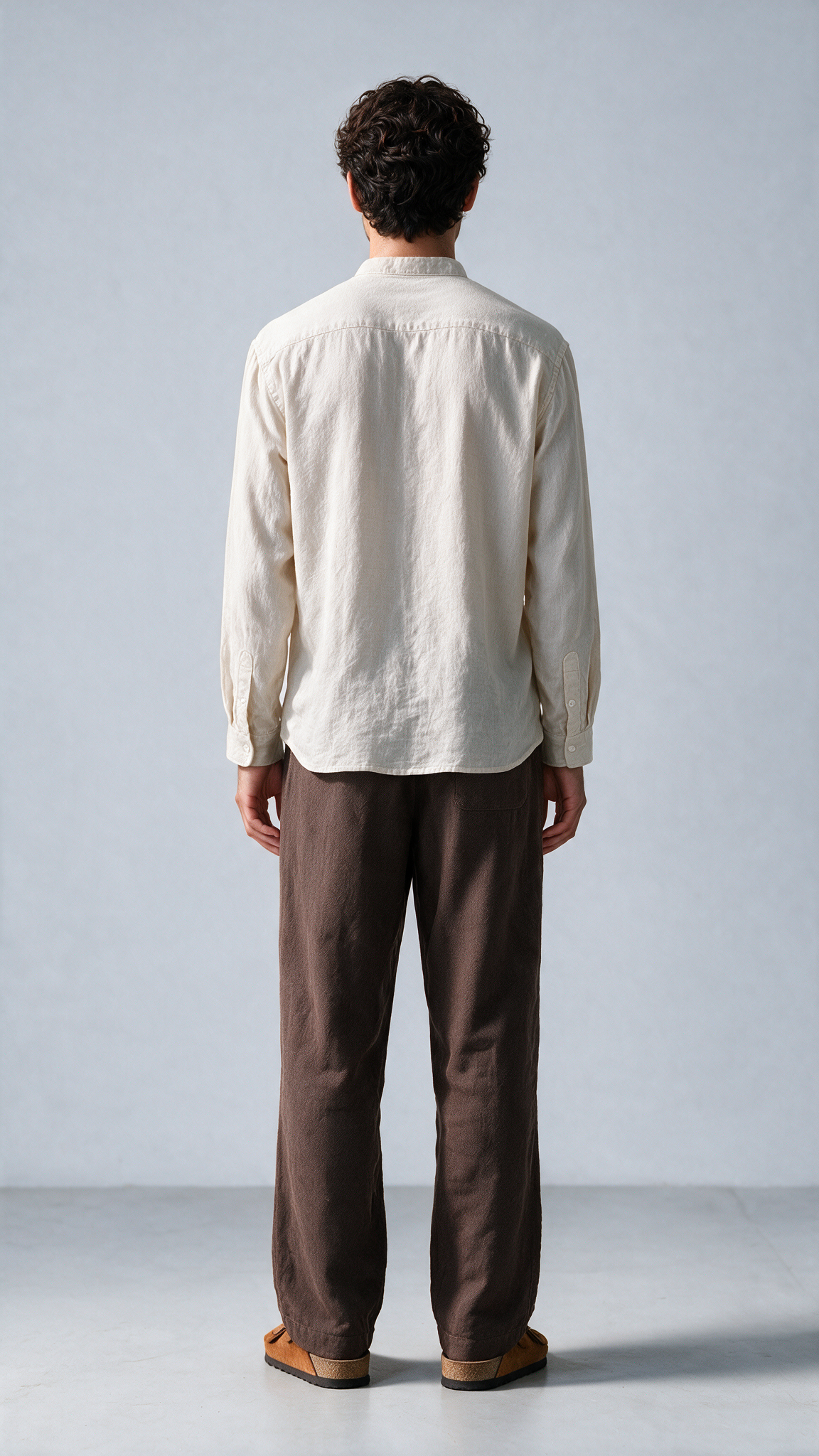 Linen Pant - Walnut Brown