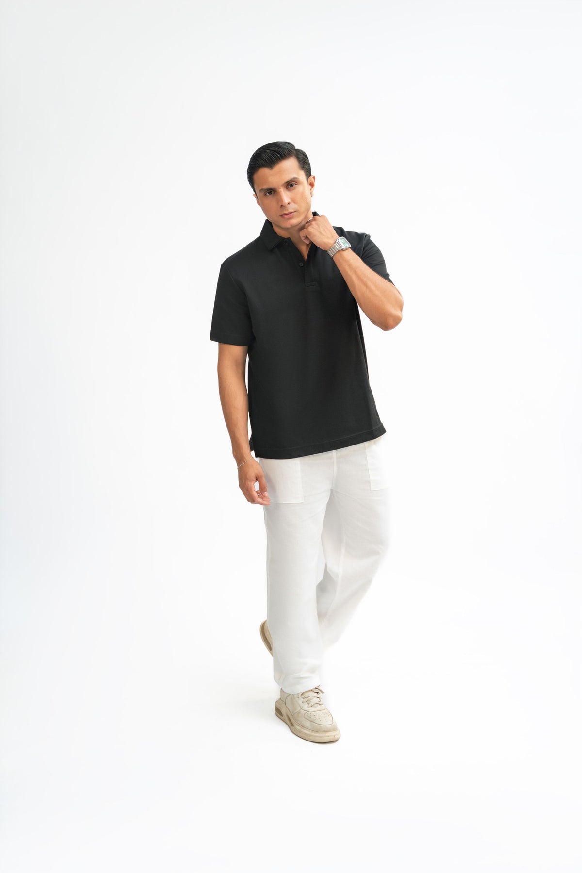 Classic Polo Shirt - Classic Black