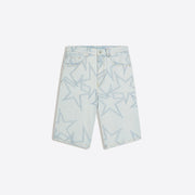 Over Sized Star Denim Shorts