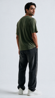 Premium Soft-Touch Tee - Olive Green