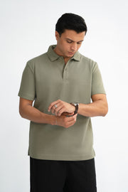 Classic Polo Shirt - Sage Green