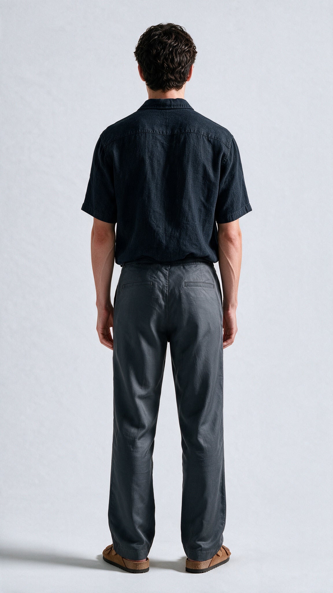 Dress Linen Pant - Charcoal Grey